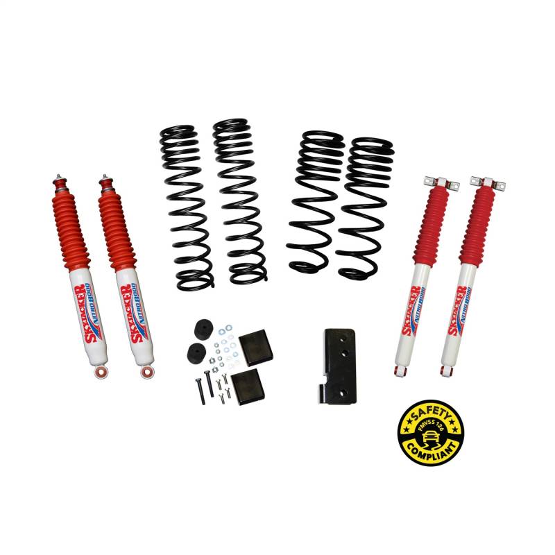 Skyjacker - Skyjacker 2-2.5 Inch Dual Rate Long Travel Suspension Lift Kit JK20BPNLT
