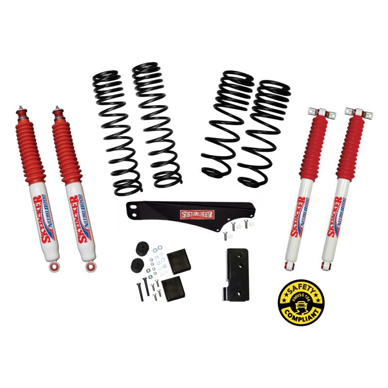 Skyjacker - Skyjacker 2-2.5 Inch Dual Rate Long Travel Suspension Lift Kit JK25BPNLT