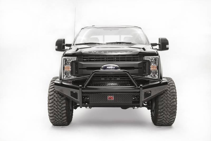 Fab Fours - Fab Fours Black Steel Front Ranch Bumper FS17-S4162-1