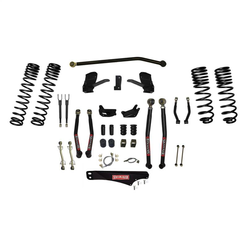 Skyjacker - Skyjacker 7 Inch Dual Rate Long Travel Long Arm Suspension Lift Kit JK70LKLT-SX
