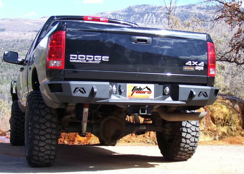 Fab Fours - Fab Fours Heavy Duty Rear Bumper DR03-W1050-1