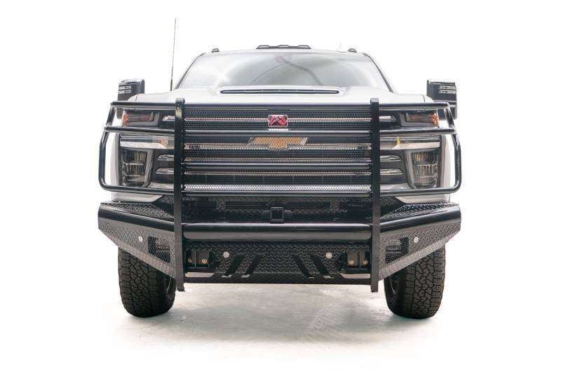 Fab Fours - Fab Fours Black Steel Front Ranch Bumper CH20-S4960-1
