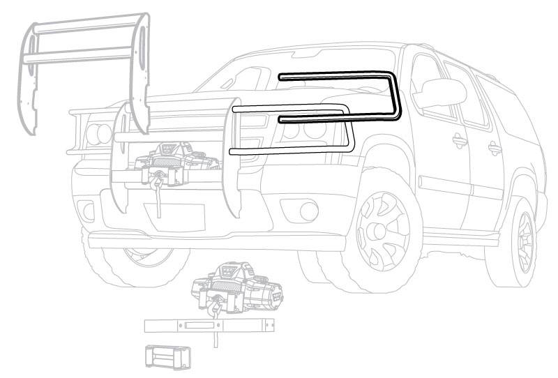 Warn - Warn HEADLAMP GUARDS 103009