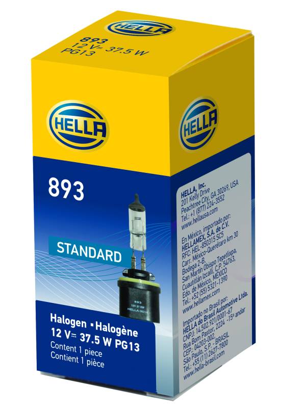 Hella - Hella 893 Halogen Bulb 893