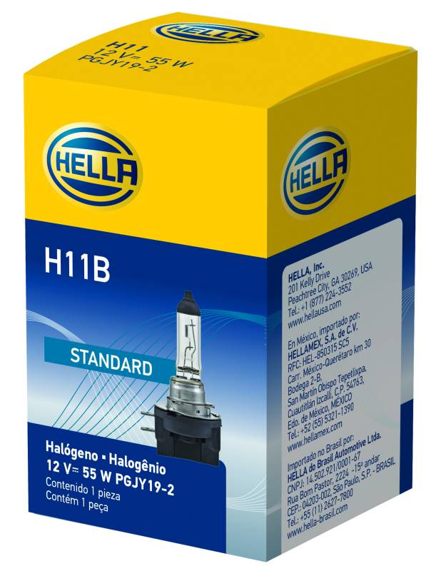 Hella - Hella H11B Halogen Bulb H11B