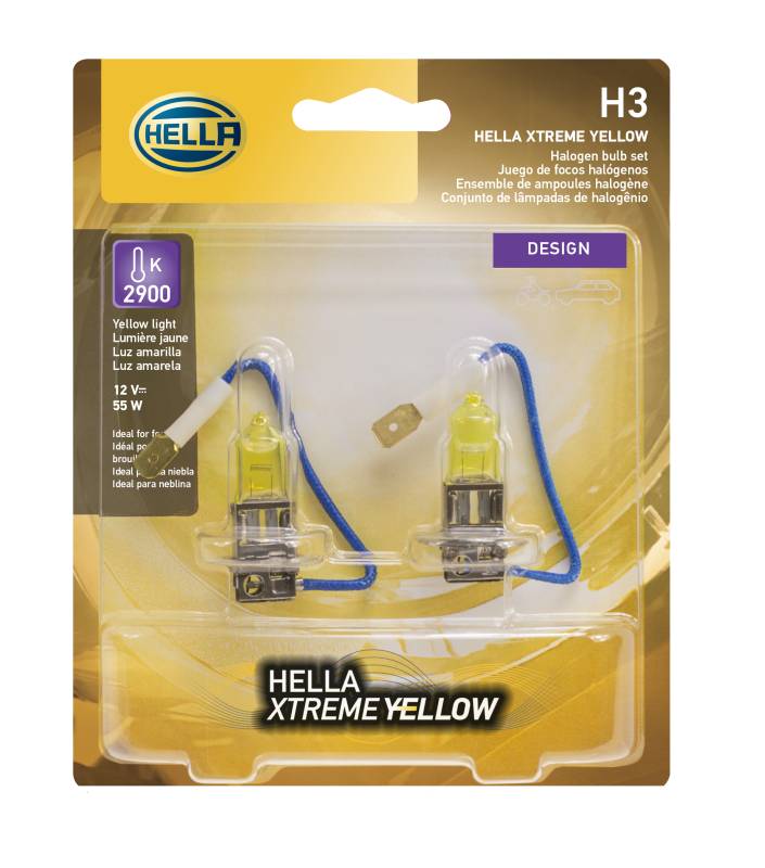 Hella - Hella H3 YL Halogen Bulb H3 YL