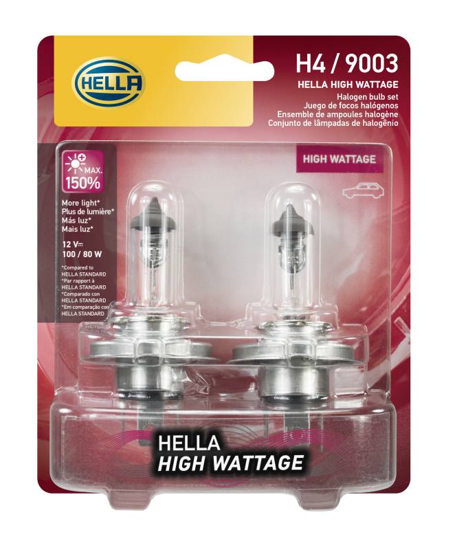 Hella - Hella H4 100/80WTB Halogen H4 100/80WTB