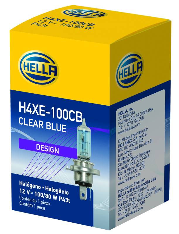 Hella - Hella H4XE-100CB Hal Bulb H4XE-100CB