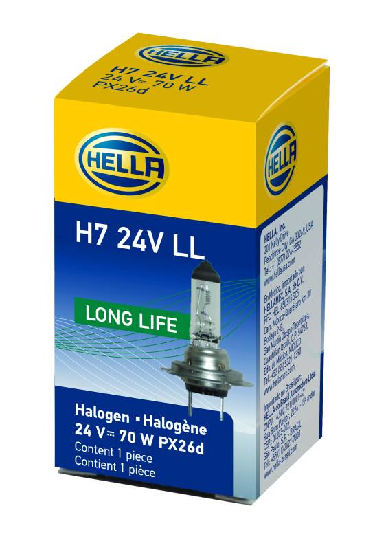 Hella - Hella H7 24V LL Hal Bulb H7 24V LL