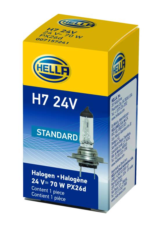 Hella - Hella H7 24V Halogen Bulb H7 24V