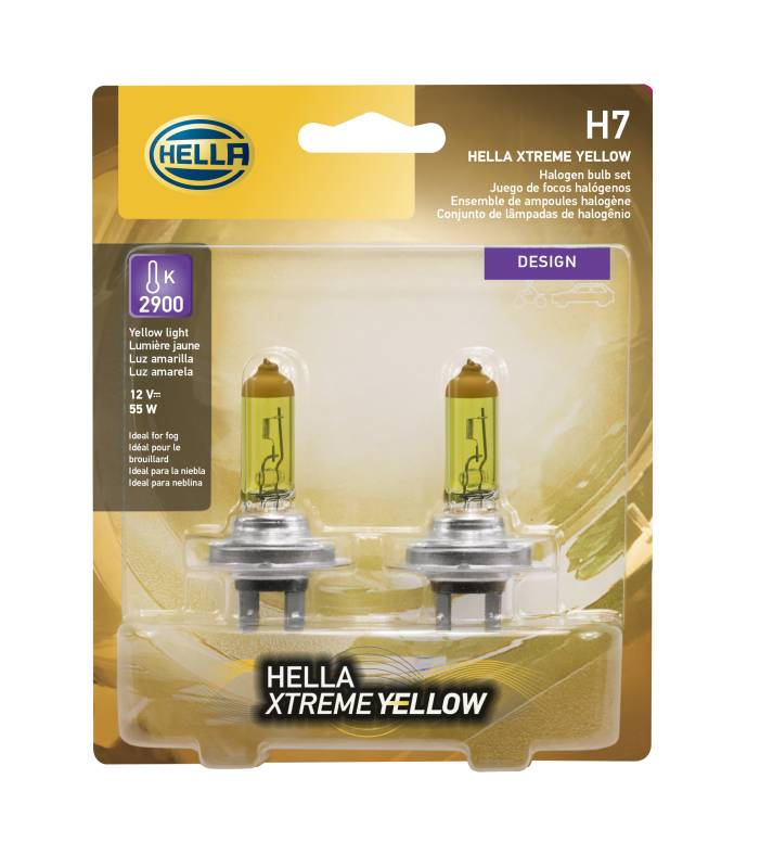 Hella - Hella H7 YL Halogen Bulb H7 YL