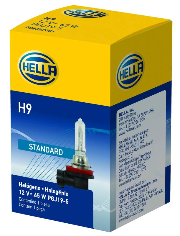 Hella - Hella H9 Halogen Bulb H9