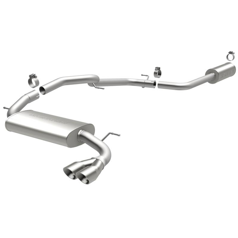 MagnaFlow  - MagnaFlow Street Series Stainless Cat-Back System - 15072