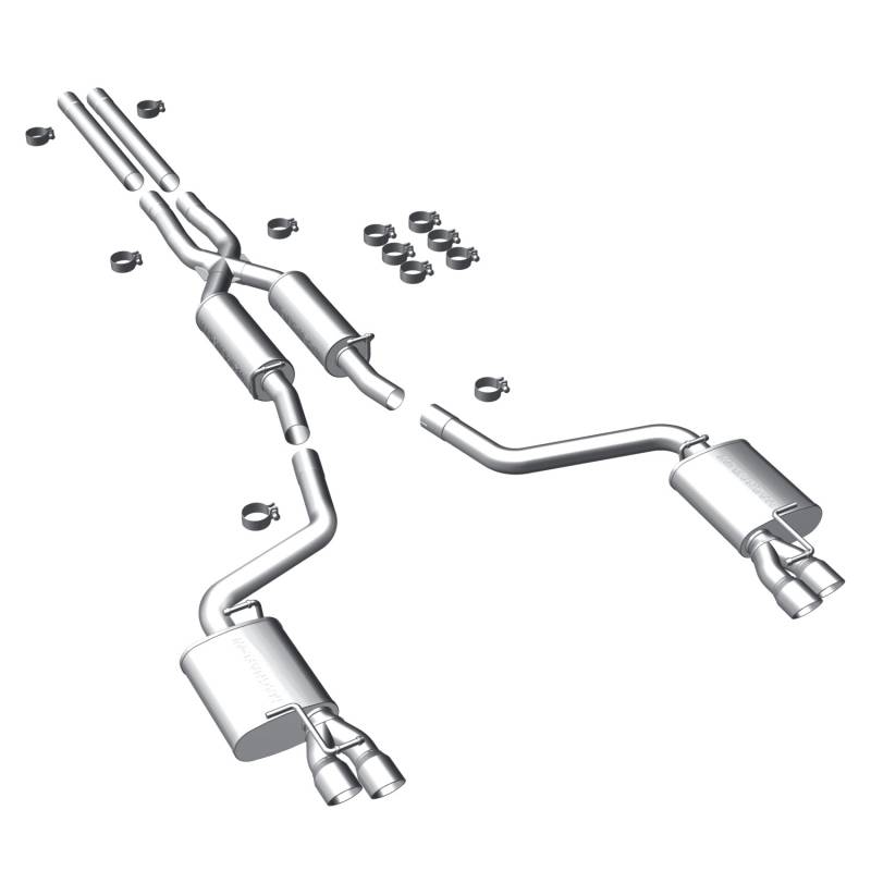 MagnaFlow  - MagnaFlow Street Series Stainless Cat-Back System - 15083