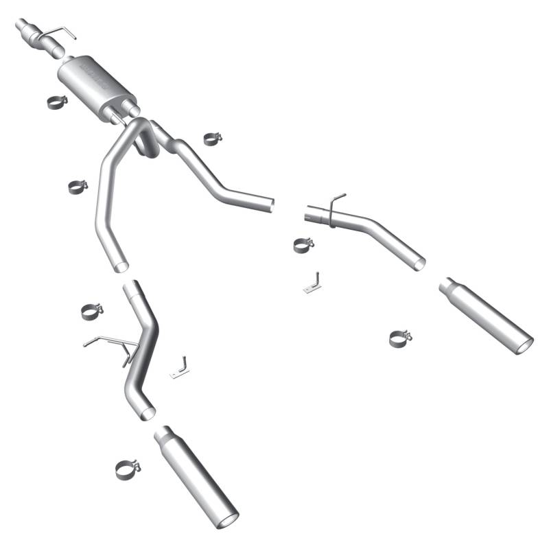 MagnaFlow  - MagnaFlow Street Series Stainless Cat-Back System - 15087