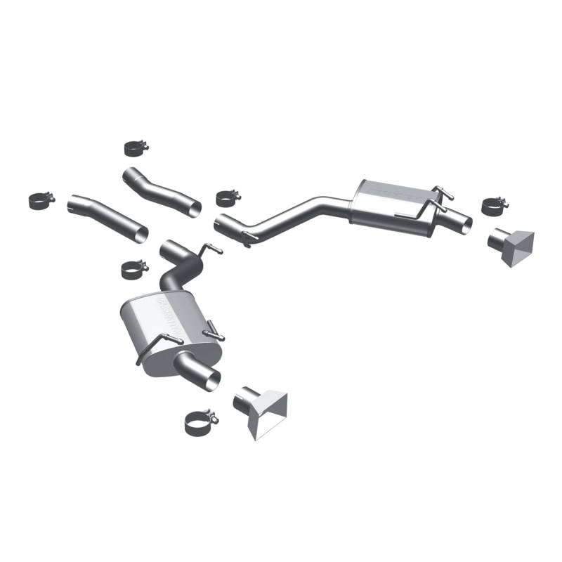MagnaFlow  - MagnaFlow Street Series Stainless Axle-Back System - 15096