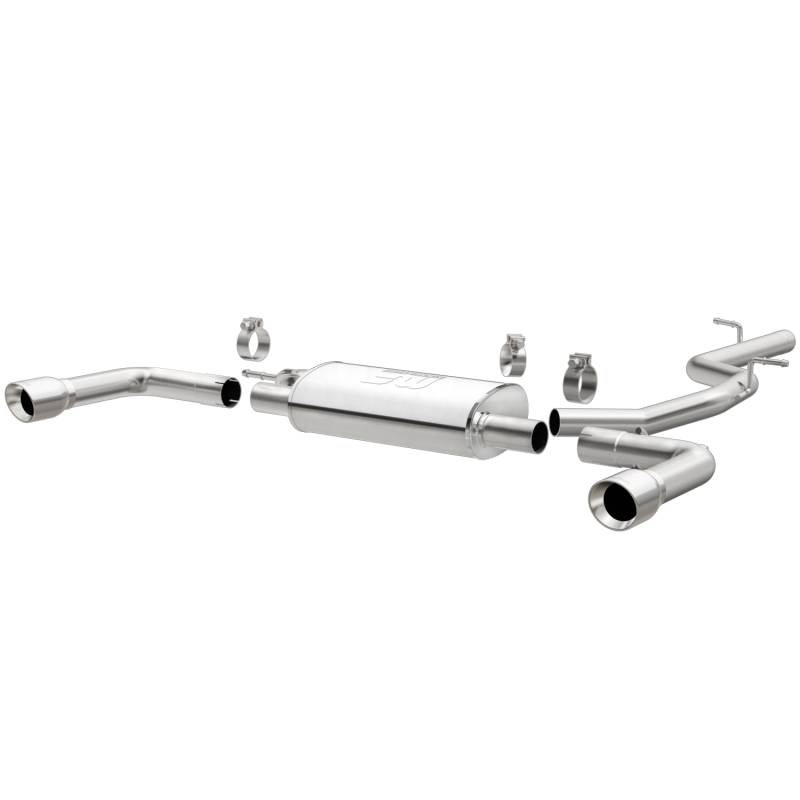 MagnaFlow  - MagnaFlow Touring Series Stainless Cat-Back System - 15352