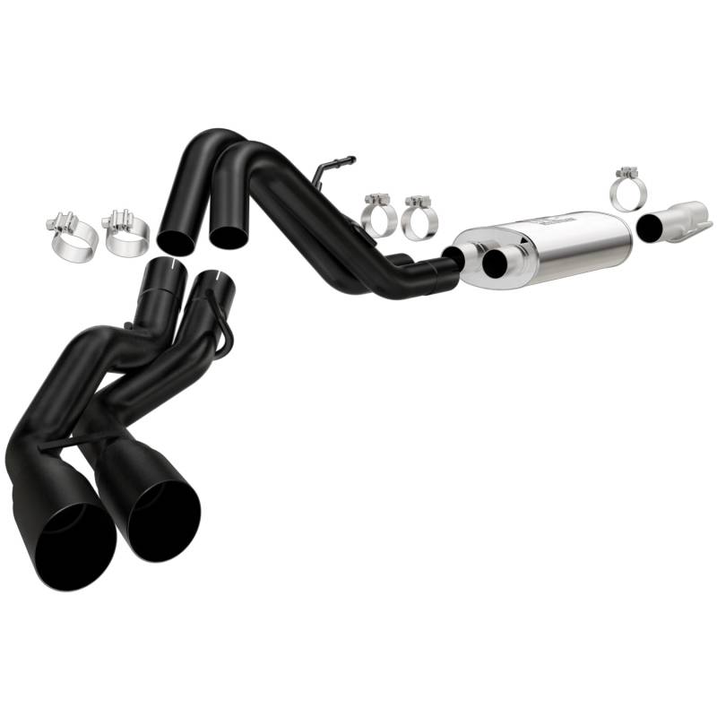 MagnaFlow  - MagnaFlow Street Series Black Cat-Back System - 15366