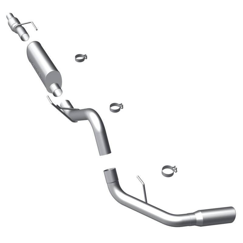 MagnaFlow  - MagnaFlow Street Series Stainless Cat-Back System - 15458