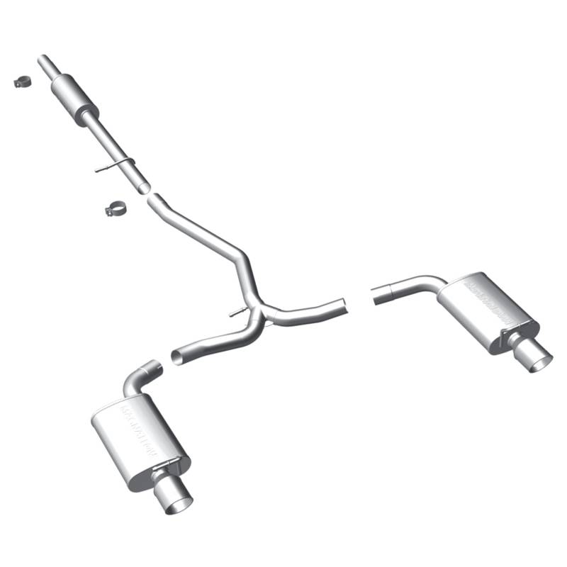 MagnaFlow  - MagnaFlow Street Series Stainless Cat-Back System - 15467