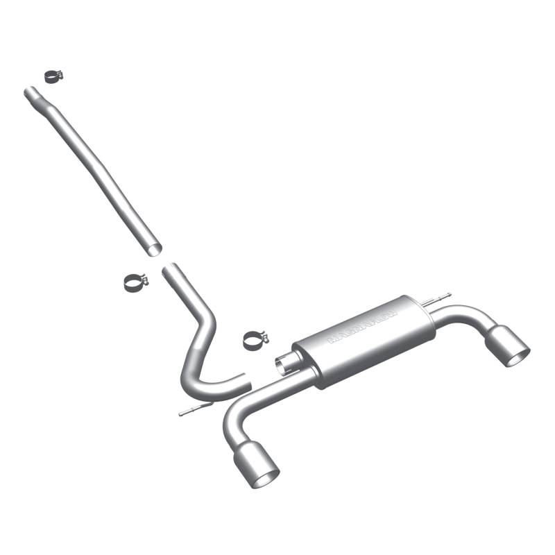 MagnaFlow  - MagnaFlow Touring Series Stainless Cat-Back System - 15490