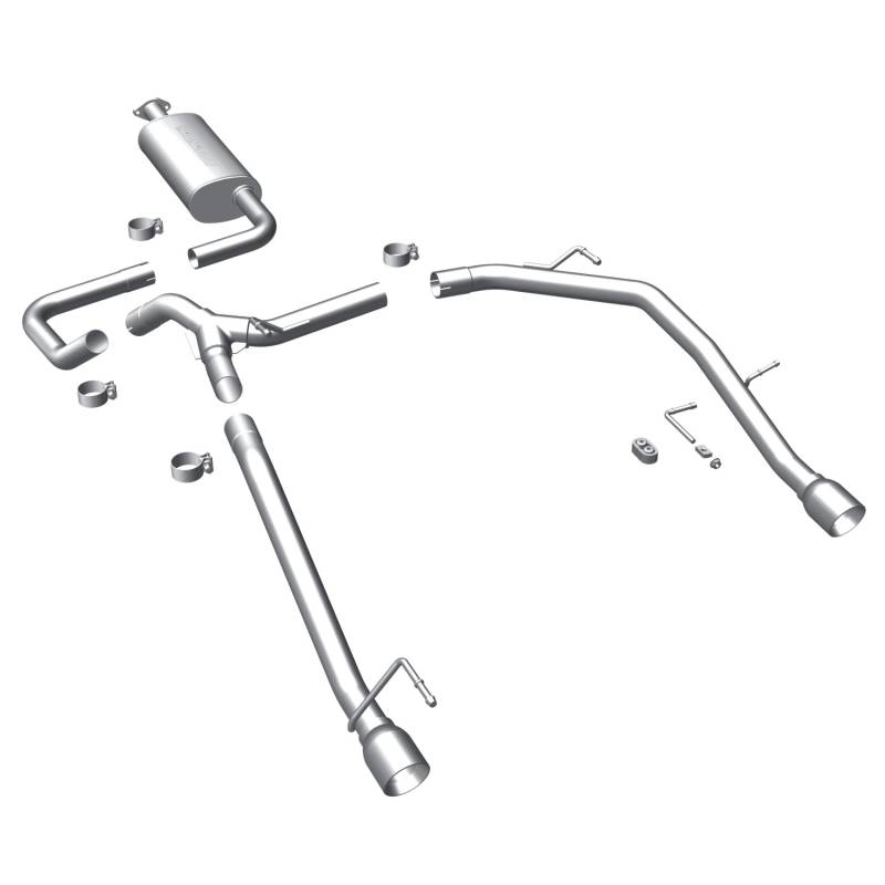 MagnaFlow  - MagnaFlow Street Series Stainless Cat-Back System - 15495