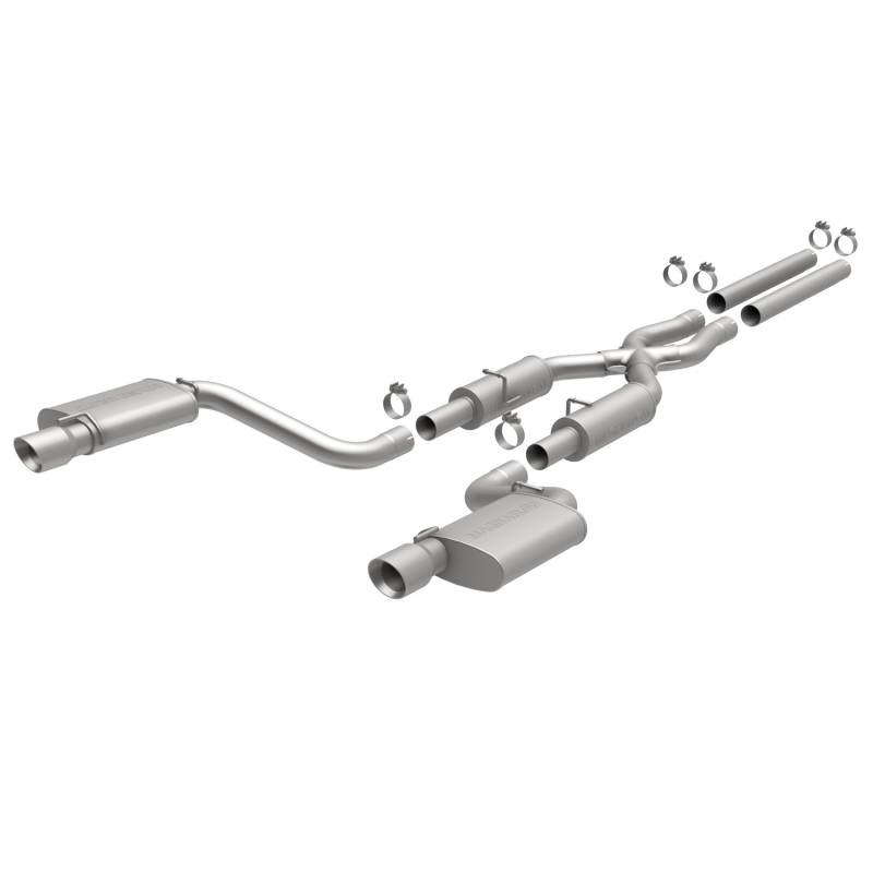MagnaFlow  - MagnaFlow Street Series Stainless Cat-Back System - 15494