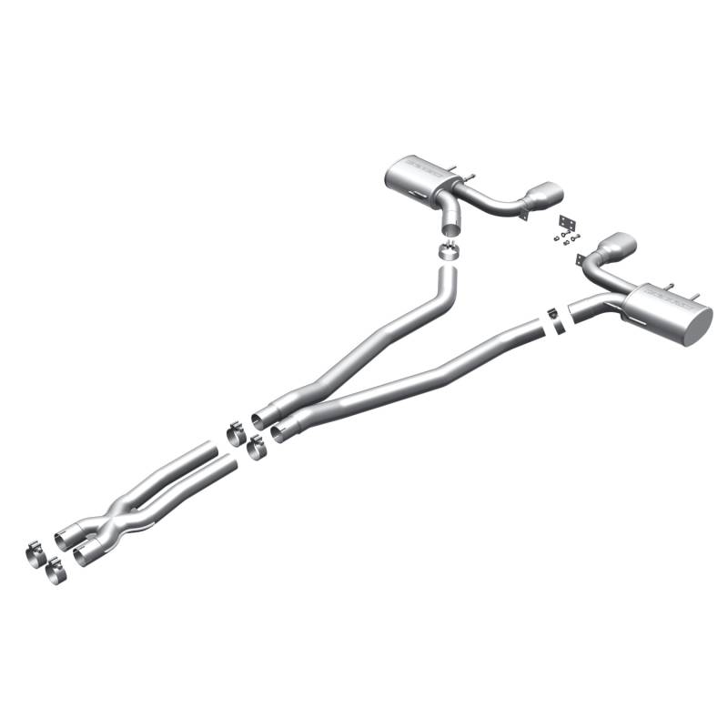 MagnaFlow  - MagnaFlow Street Series Stainless Cat-Back System - 15496
