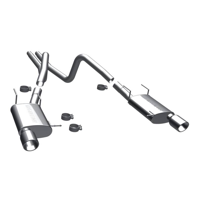 MagnaFlow  - MagnaFlow Street Series Stainless Cat-Back System - 15591