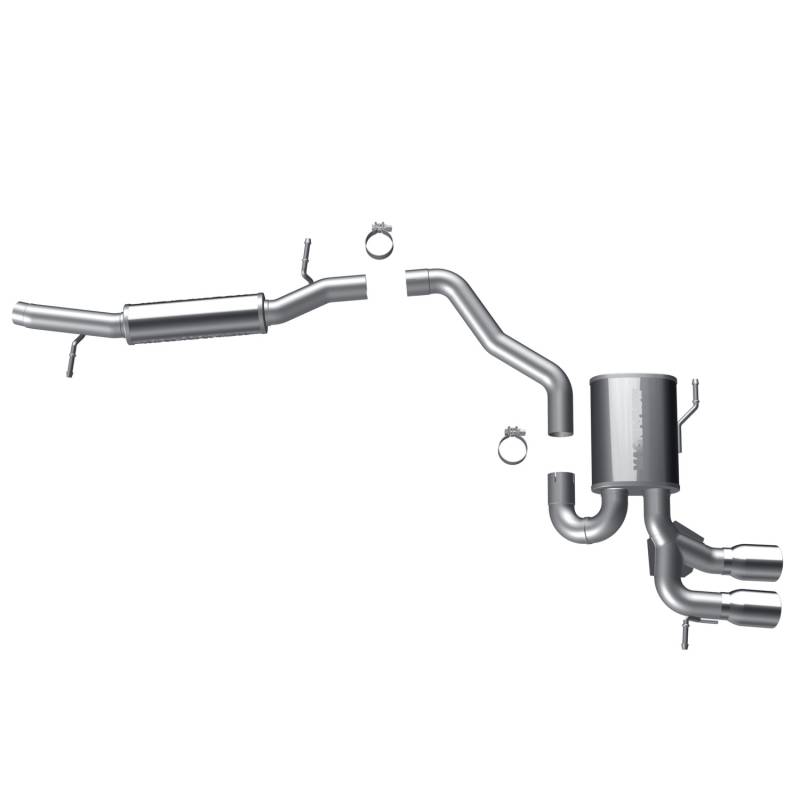 MagnaFlow  - MagnaFlow Sport Series Stainless Cat-Back System - 15598
