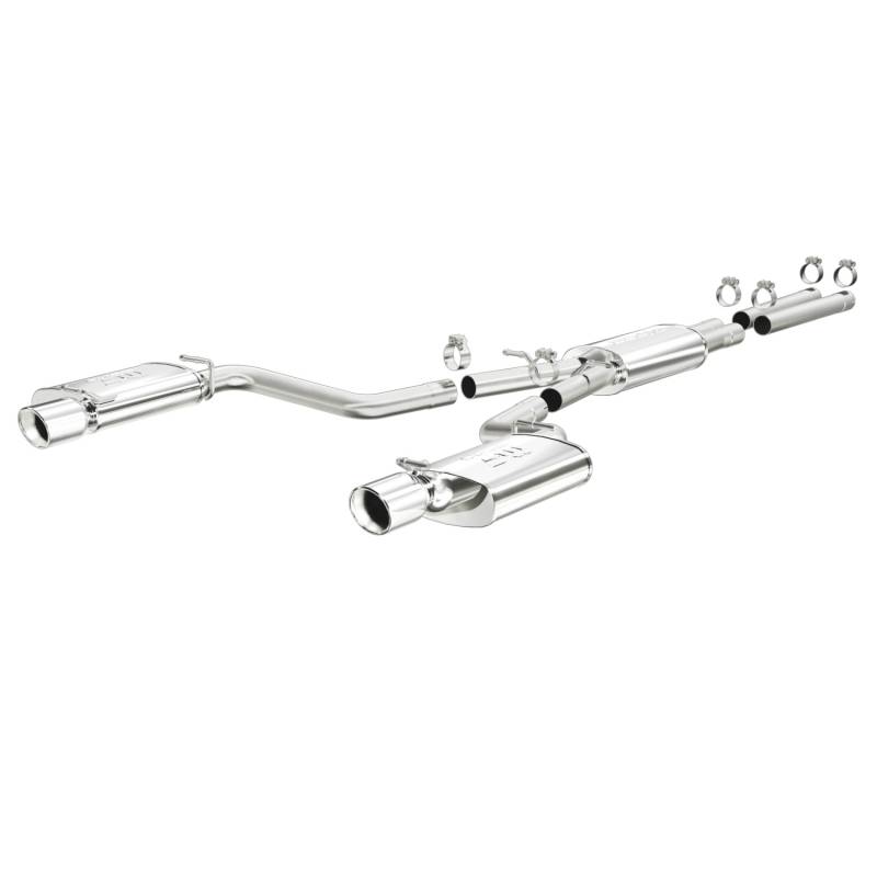 MagnaFlow  - MagnaFlow Street Series Stainless Cat-Back System - 15628