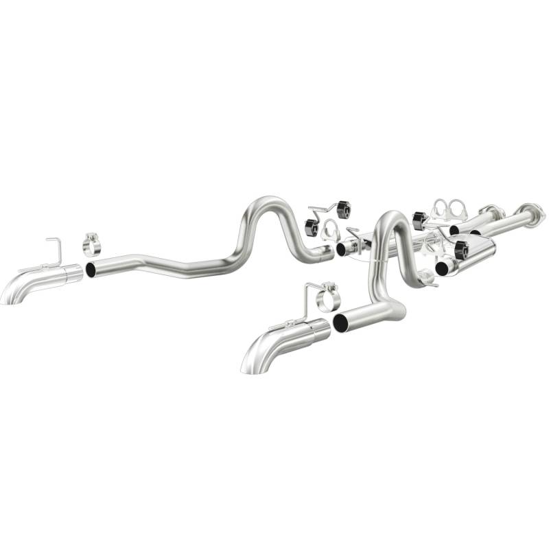 MagnaFlow  - MagnaFlow Street Series Stainless Cat-Back System - 15632
