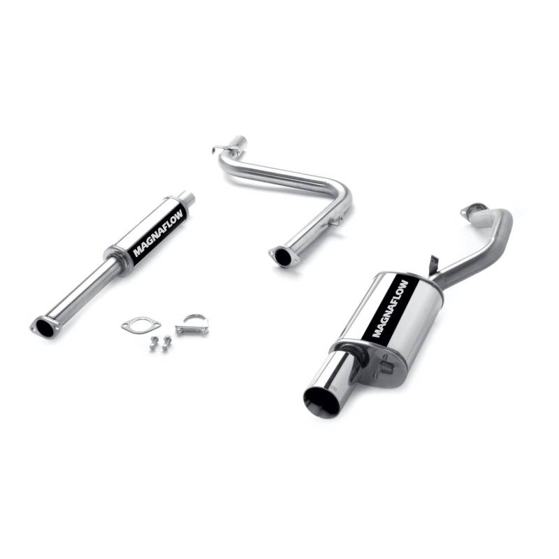 MagnaFlow  - MagnaFlow Street Series Stainless Cat-Back System - 15744