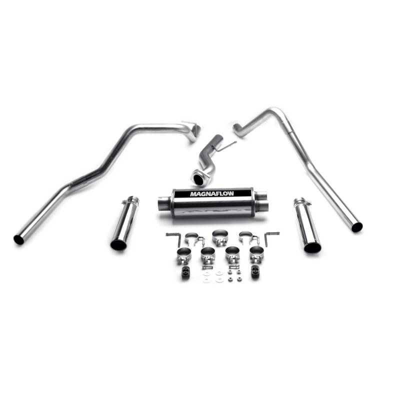 MagnaFlow  - MagnaFlow Street Series Stainless Cat-Back System - 15753