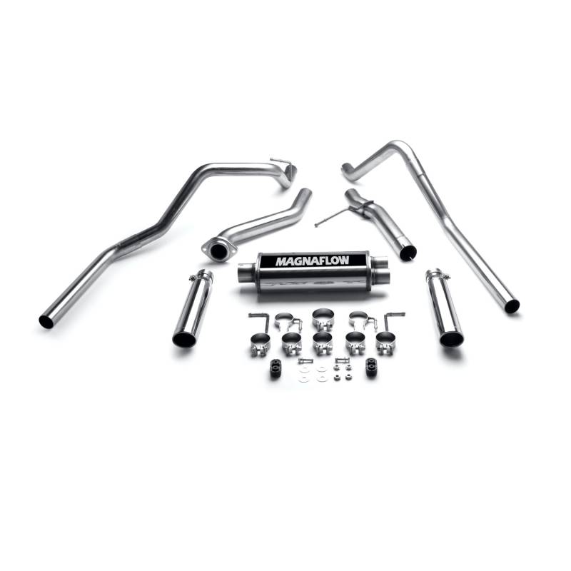 MagnaFlow  - MagnaFlow Street Series Stainless Cat-Back System - 15754