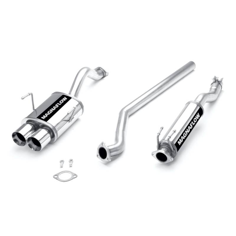 MagnaFlow  - MagnaFlow Street Series Stainless Cat-Back System - 15757