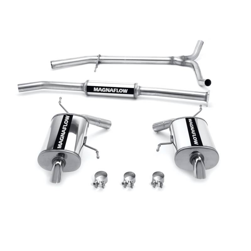 MagnaFlow  - MagnaFlow Street Series Stainless Cat-Back System - 15800
