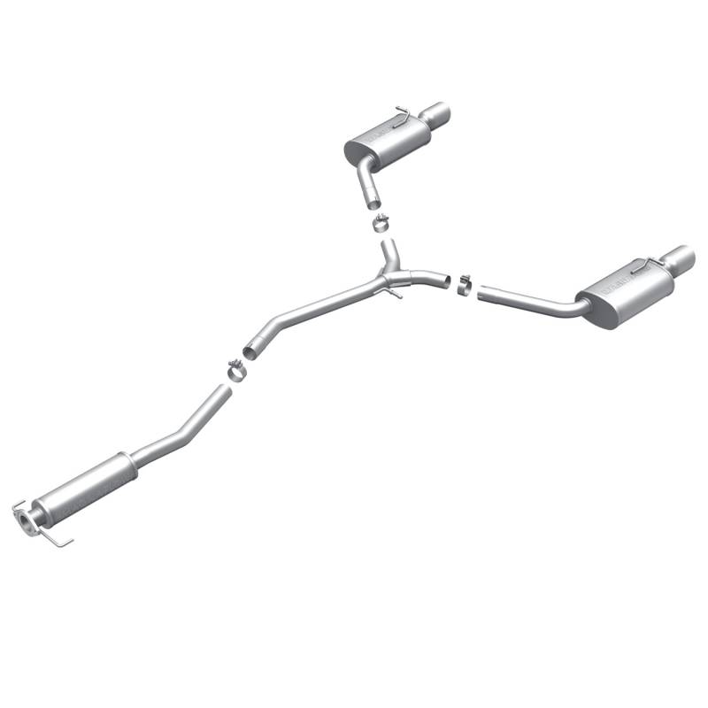 MagnaFlow  - MagnaFlow Street Series Stainless Cat-Back System - 15802