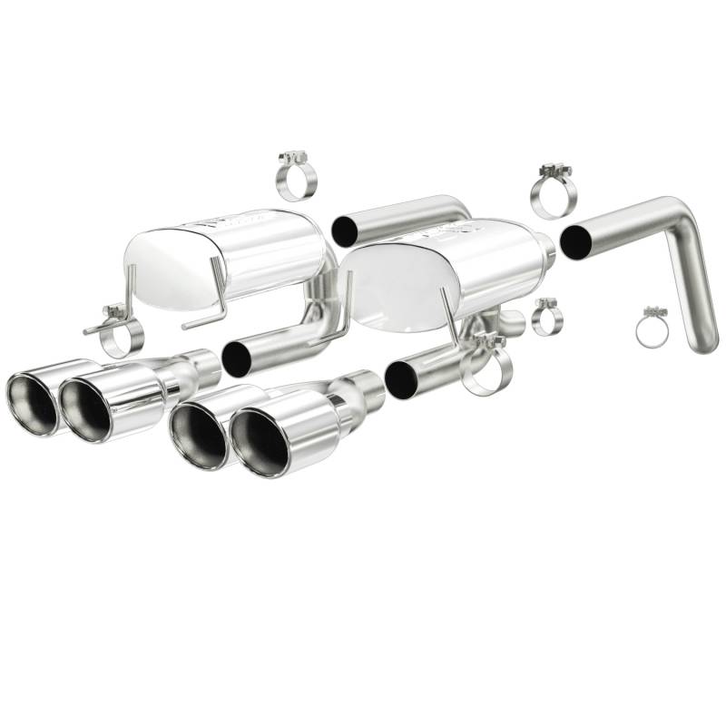 MagnaFlow  - MagnaFlow Street Series Stainless Axle-Back System - 15886