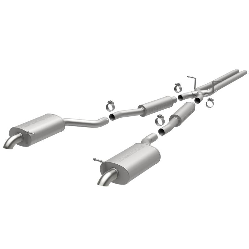 MagnaFlow  - MagnaFlow Touring Series Stainless Cat-Back System - 16477
