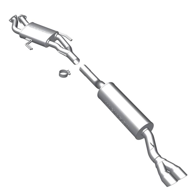 MagnaFlow  - MagnaFlow Touring Series Stainless Cat-Back System - 16555