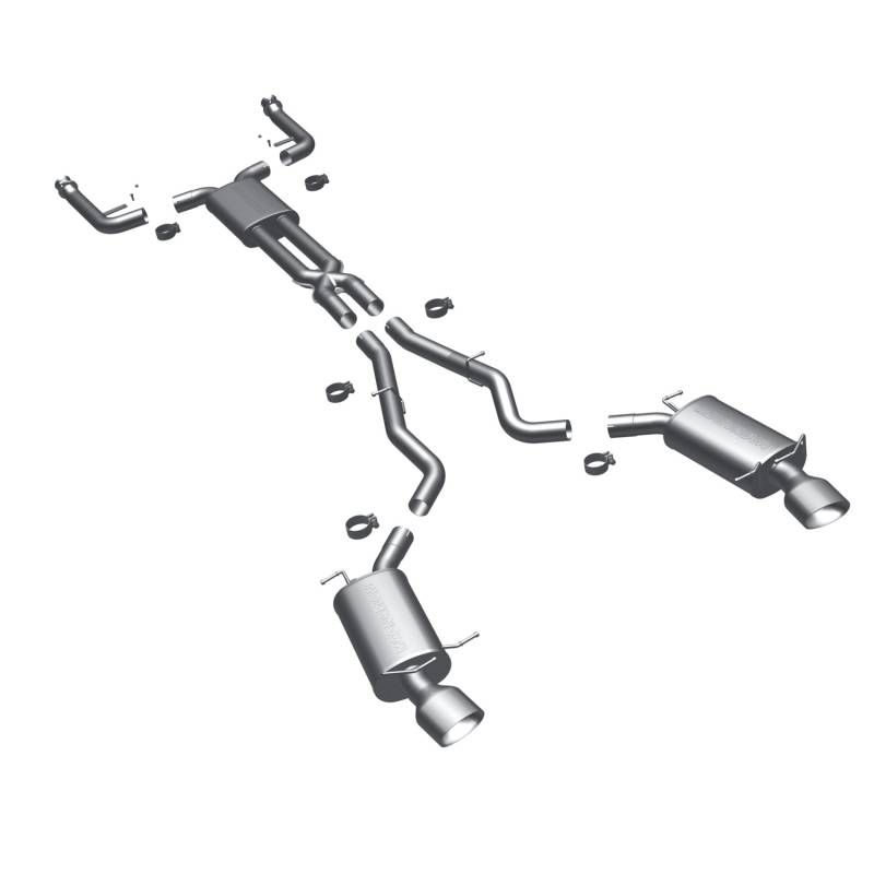 MagnaFlow  - MagnaFlow Touring Series Stainless Cat-Back System - 16560