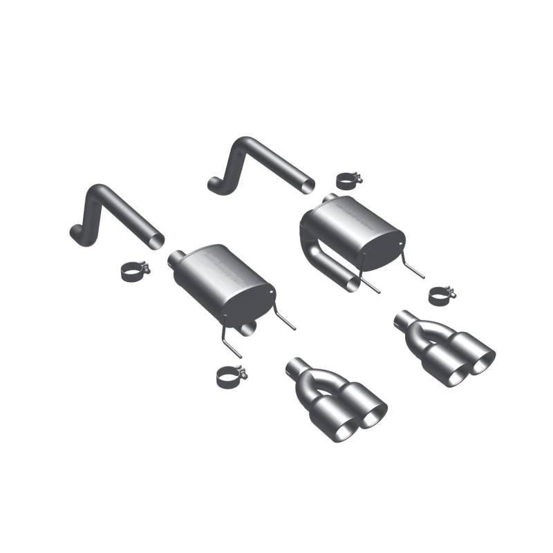 MagnaFlow  - MagnaFlow Street Series Stainless Axle-Back System - 16593
