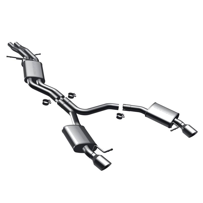 MagnaFlow  - MagnaFlow Touring Series Stainless Cat-Back System - 16597