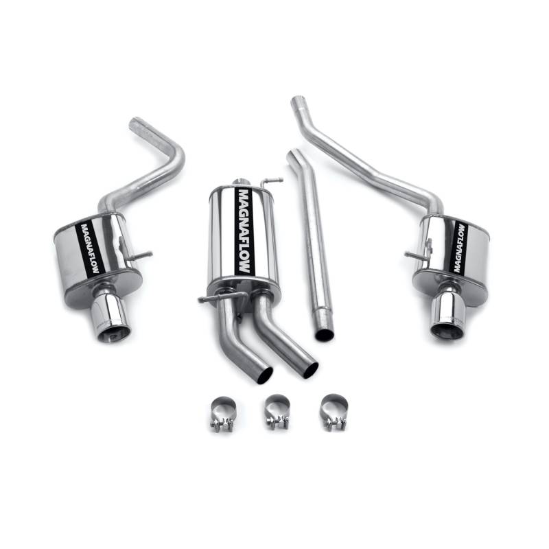 MagnaFlow  - MagnaFlow Touring Series Stainless Cat-Back System - 16600