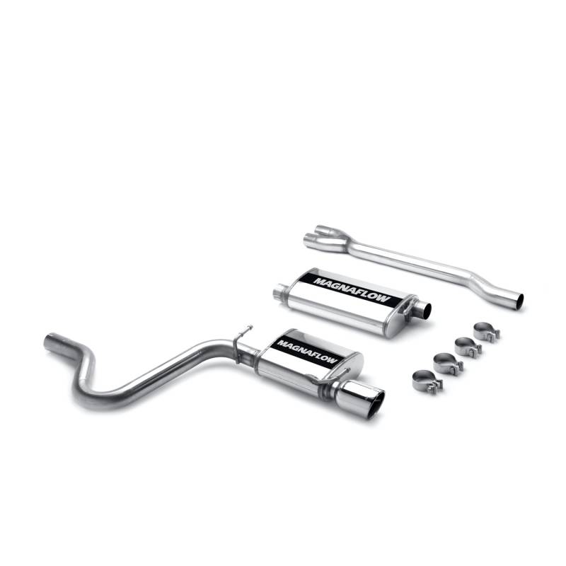 MagnaFlow  - MagnaFlow Street Series Stainless Cat-Back System - 16635