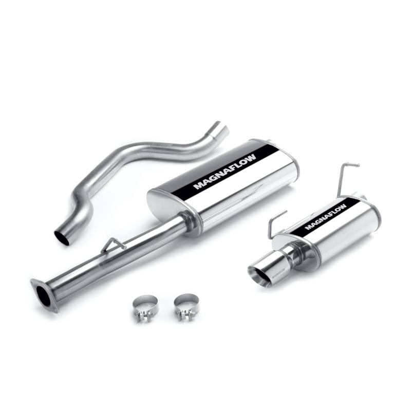 MagnaFlow  - MagnaFlow Street Series Stainless Cat-Back System - 16656