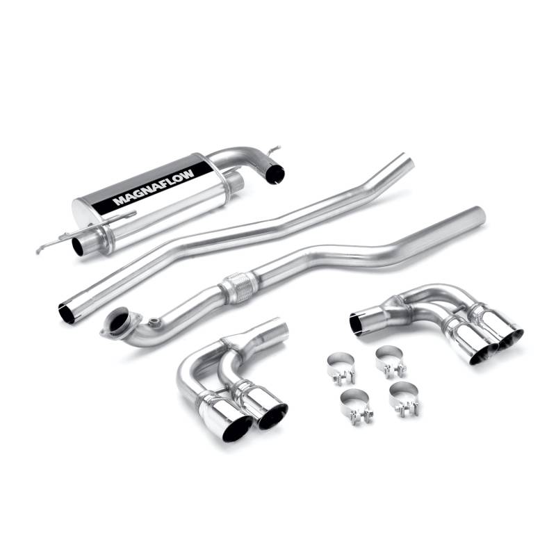 MagnaFlow  - MagnaFlow Street Series Stainless Cat-Back System - 16664