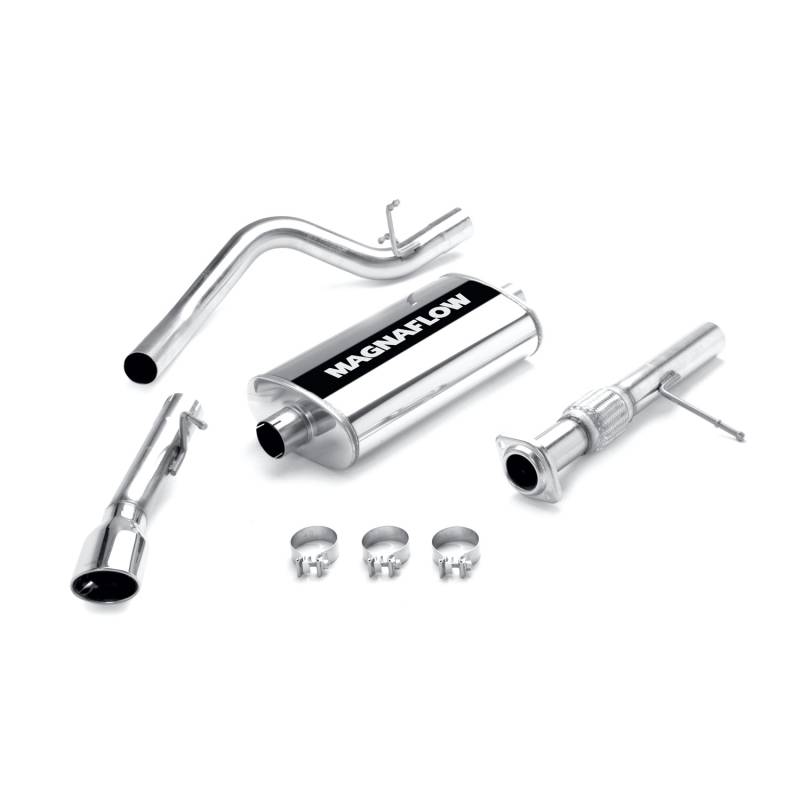 MagnaFlow  - MagnaFlow Street Series Stainless Cat-Back System - 16672