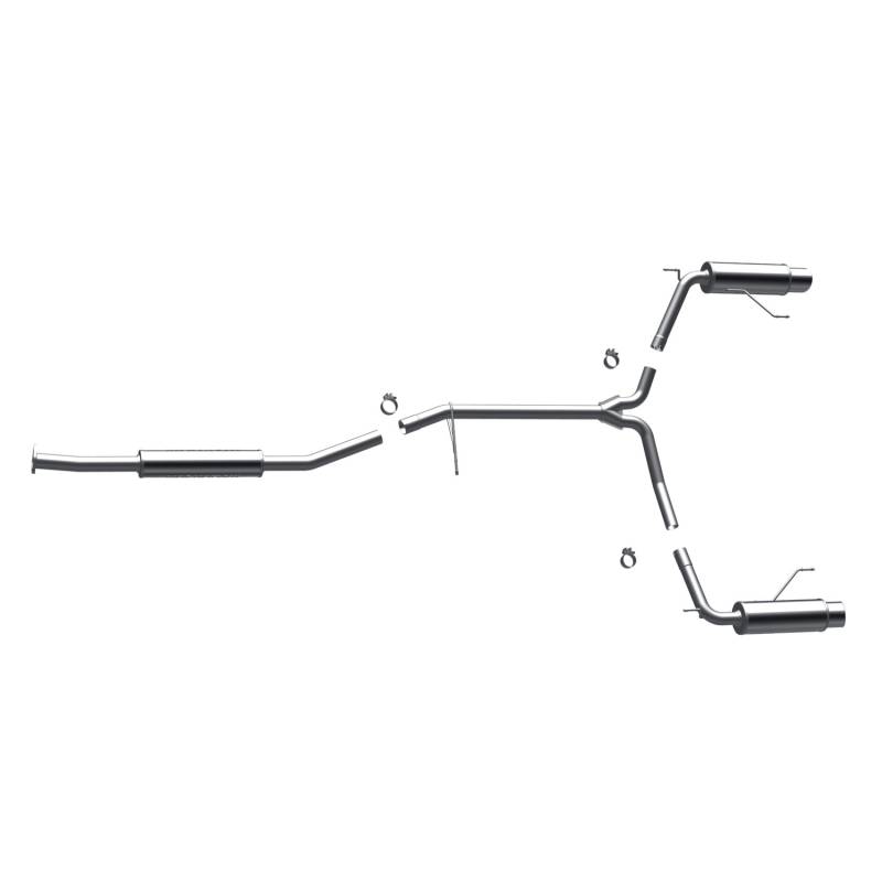 MagnaFlow  - MagnaFlow Street Series Stainless Cat-Back System - 16686